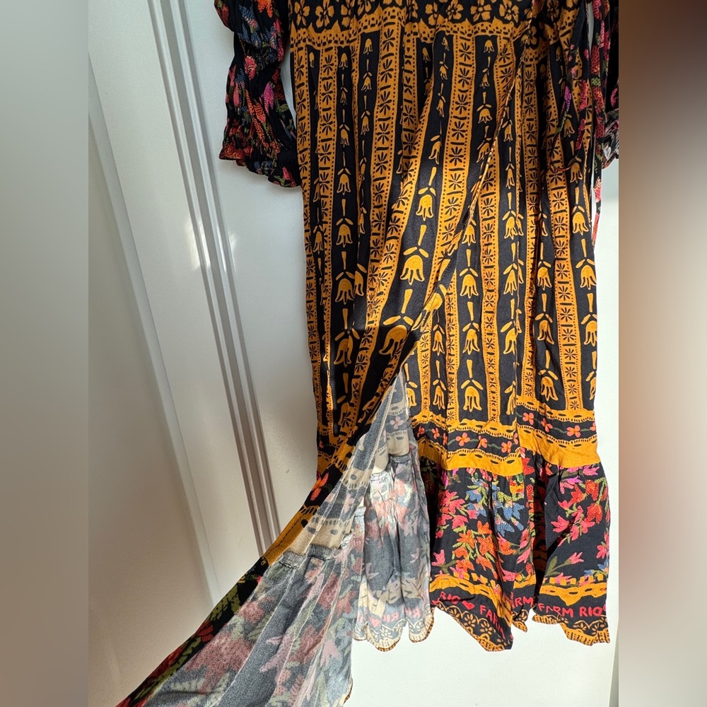 Farm Rio Anthropologie Side-Slit Maxi Dress - Picture 10 of 14